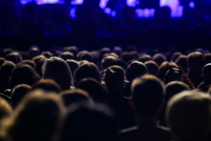 Audience dans une salle de spectacle