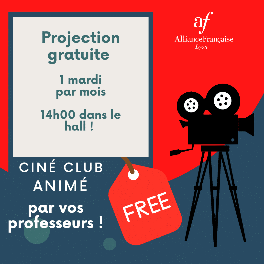 ¡El martes es el Ciné-Club  ️ en AFLyon!