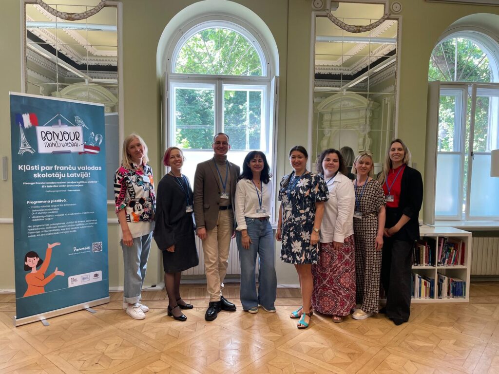 Teachers at the French Institute of Latvia