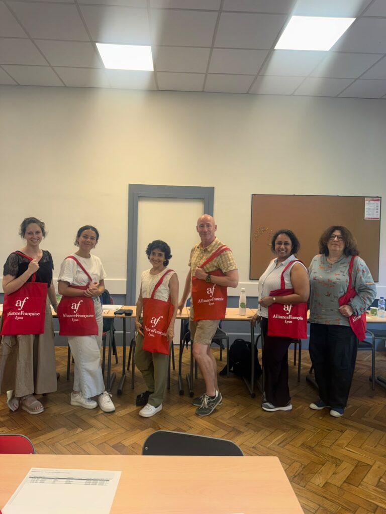 Professeurs en cours de découverte didactique FLE à l'Alliance Française de Lyon