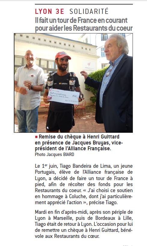 Le tour de France à pied