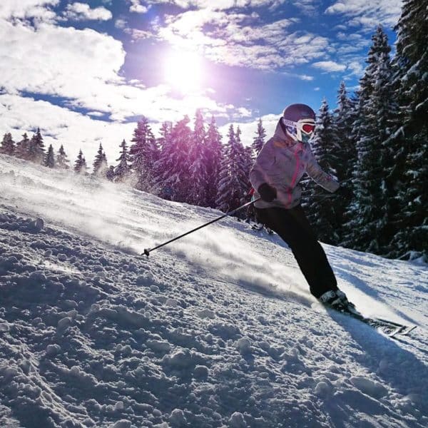 spa esqui o raquetas en los alpes ?